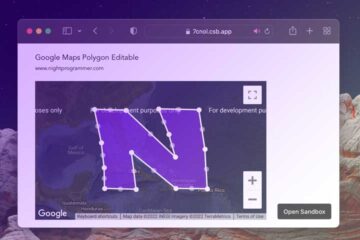 Create editable polygons in Google Maps JavaScript API in Vue.js | Example