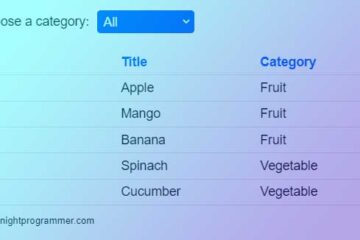 How to filter a list based on drop down selection in Vue.js | Example